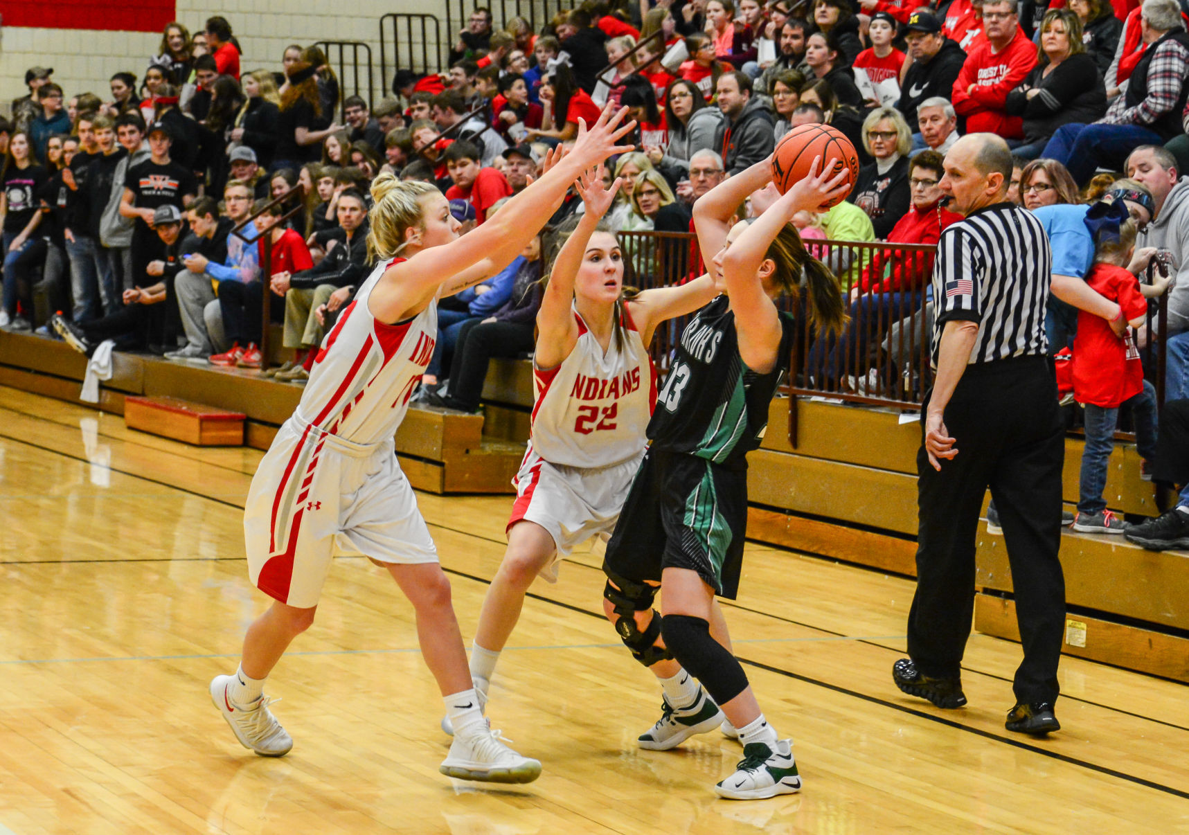 FC girls basketball vs. North Union 12